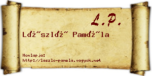László Paméla névjegykártya