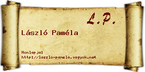László Paméla névjegykártya